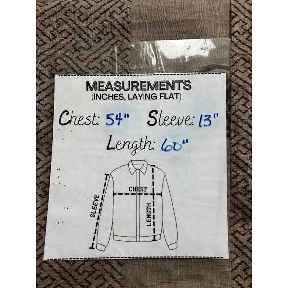 Vintage Japanese Kimono Robe Unisex Beige Linen Blend Abe Tabi Happi 54x60 - Picture 7 of 7